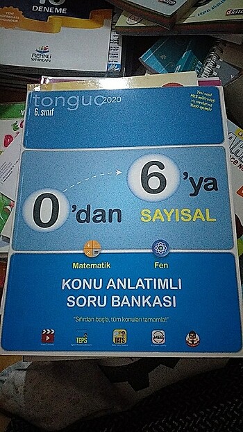 Sıfırdan 6'ya sayısal 6 sınıf