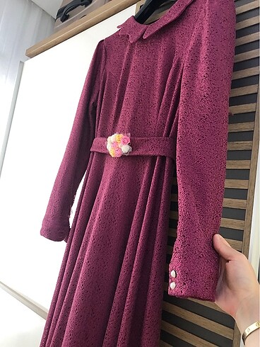 44 Beden bordo Renk Gamze Polat abiye