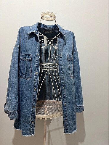 Mavi Jeans Mavi Orjinal oversize denim ceket