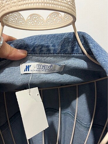 s Beden mavi Renk Mavi Orjinal oversize denim ceket