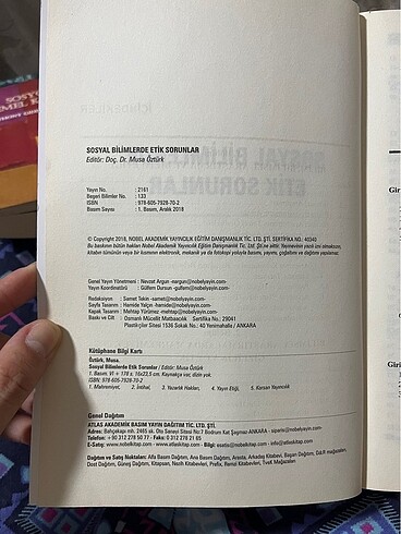  Sosyal bilimlerde etik sorunlar