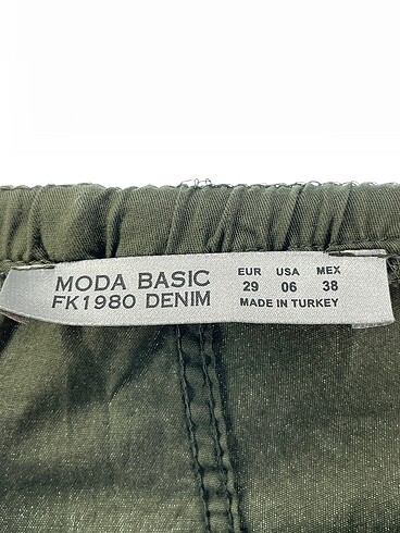 29 Beden haki Renk Vintage Love Düz Kesim %70 İndirimli.