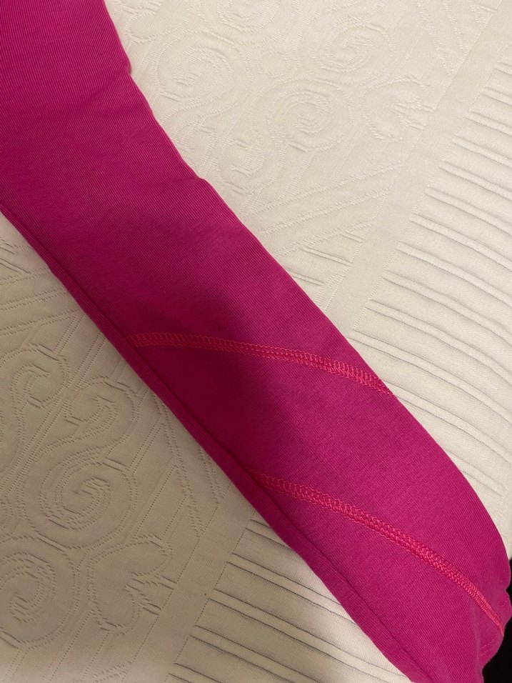 Kız Çocuk Pembe Yüksek Yaka Uzun Kollu Basic Tişört - Görsel 3