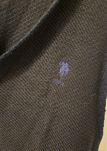 U.S POLO Erkek Lacivert Örgü Yelek - Görsel 3