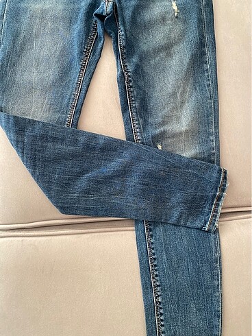 38 Beden mavi Renk Skinny jean pantolon stradivarius