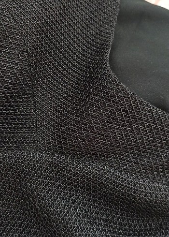 Klasik Elegan Kırmızı Siyah Midi Elbise - Görsel 3