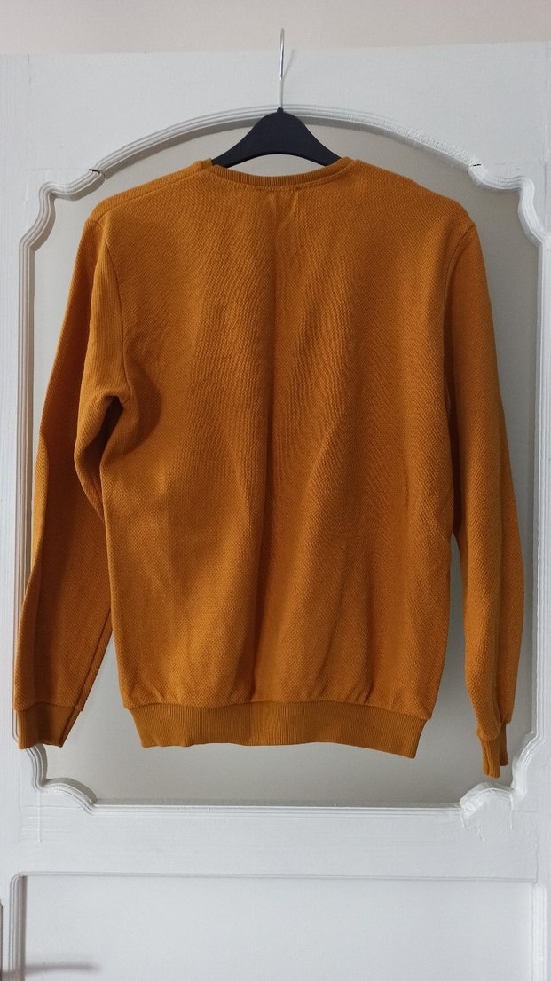 Kahverengi Uzun Kollu Kadın Sweatshirt - Görsel 2