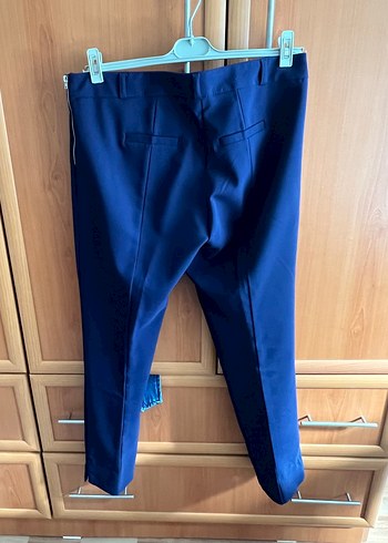 Kadın Lacivert Kumaş Pantolon - Görsel 2