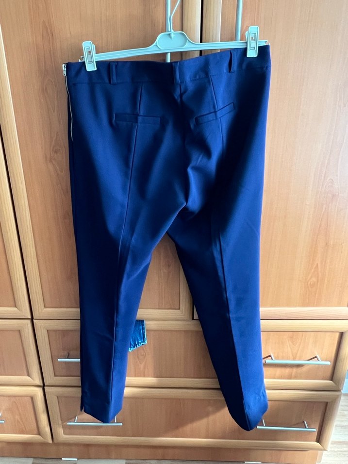 Kadın Lacivert Kumaş Pantolon - Görsel 2