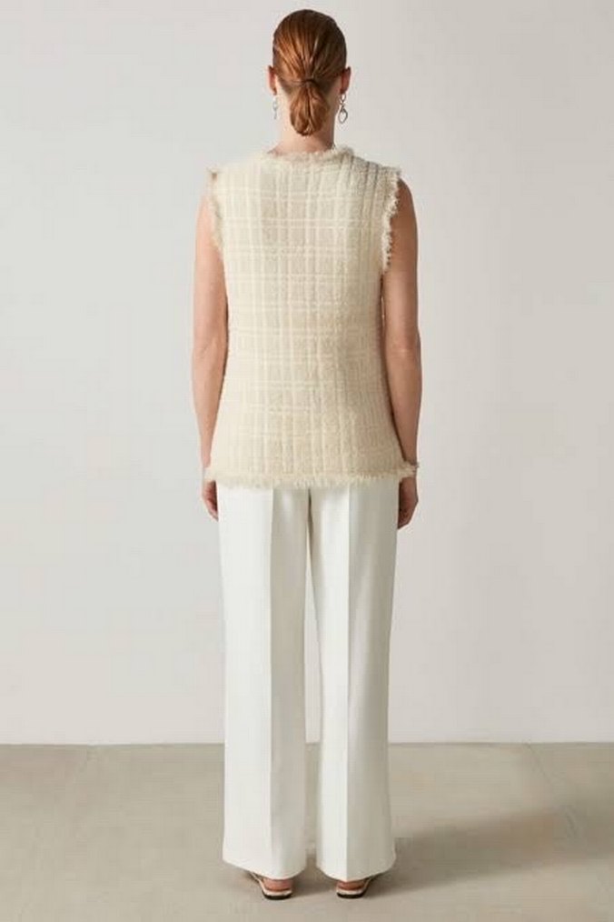 İpekyol Ekru Yelek - Görsel 2