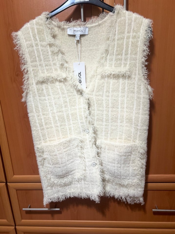 İpekyol Ekru Yelek - Görsel 3