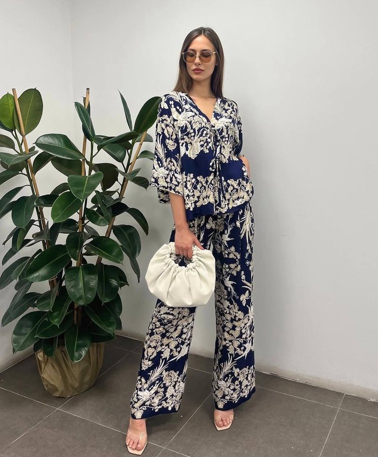 Desenli Pantolon - Görsel 2