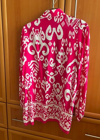 Pembe Bohem Gömlek Uzun Kollu - Görsel 6