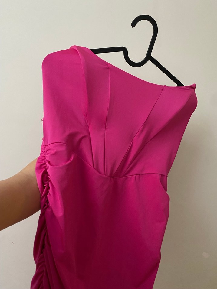 straplez elbise - Görsel 4