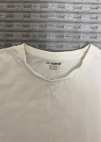 Uzun Kollu Beyaz Erkek Pamuk Tişört - Görsel 3