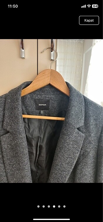 m Beden gri Renk Blazer ceket