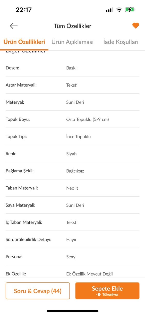 Siyah Deri Stiletto Topuklu Çizme - Görsel 2