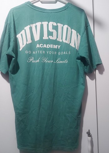 Yeşil Bisiklet Yaka Baskılı Oversize Erkek Tişört - Görsel 2