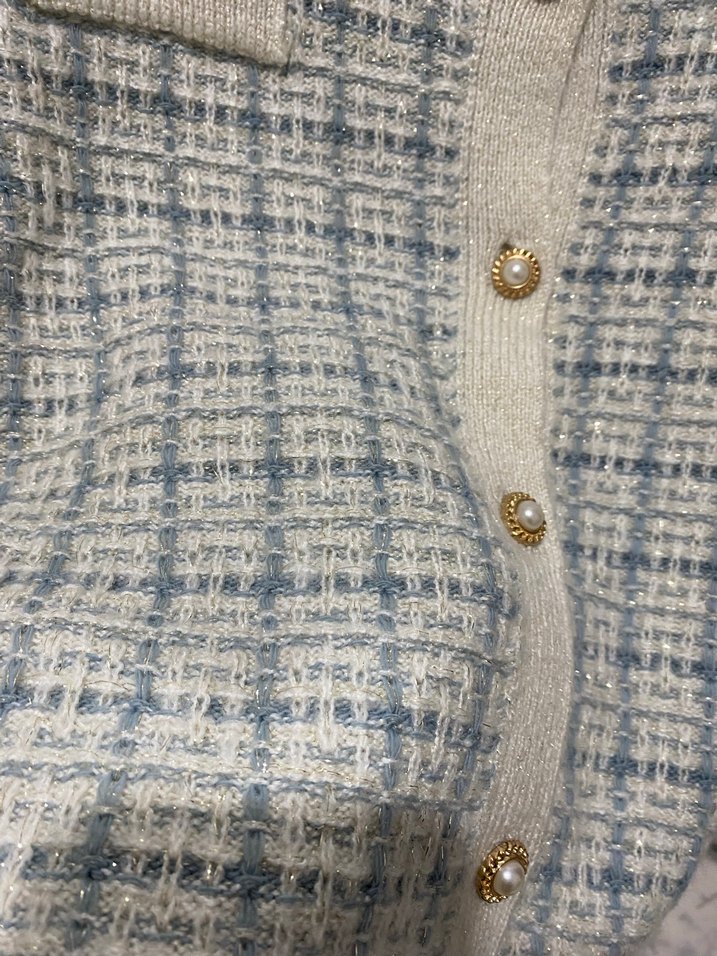 Lcw mavi simli hırka - Görsel 4