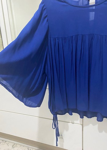 Lacivert Salaş Kadın Bluz - Görsel 3