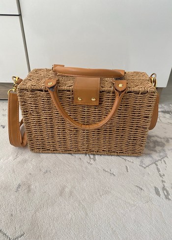 Koton hasır çanta - Görsel 2