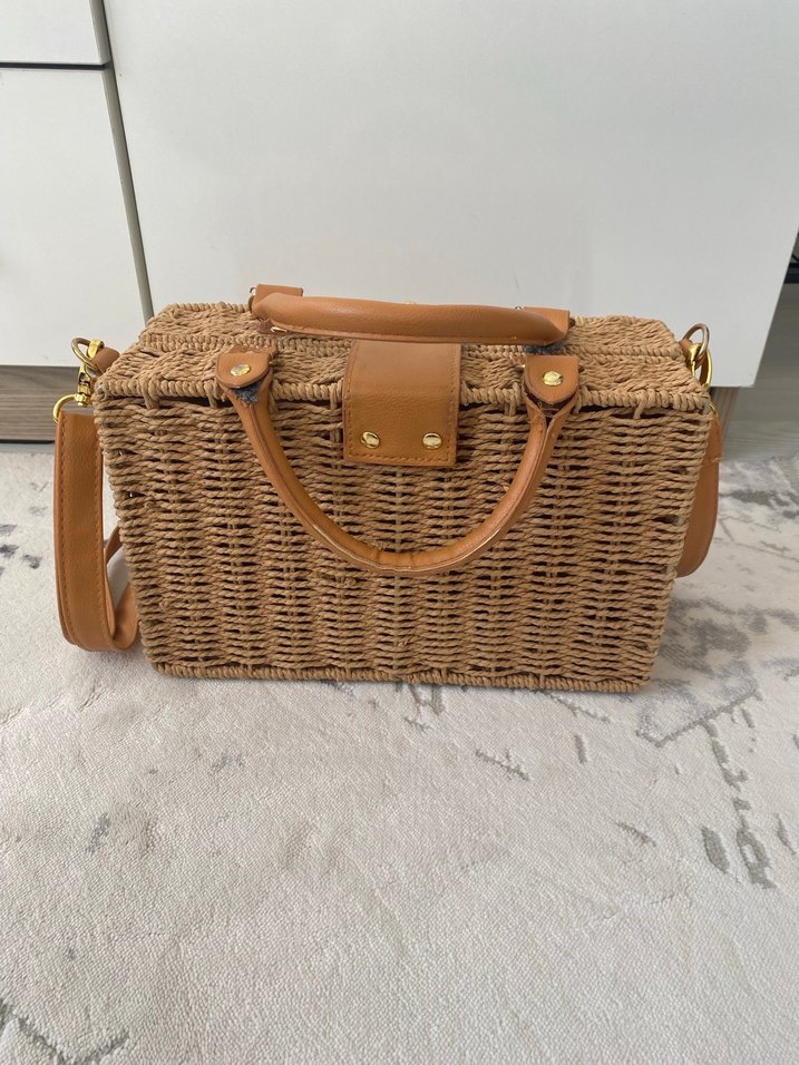 Koton hasır çanta - Görsel 2