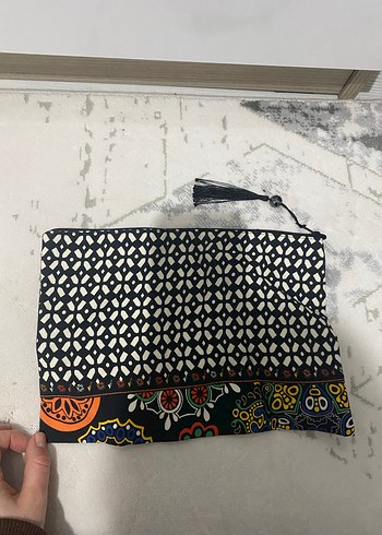 Bohem Çok Renkli Kadın Portföy Çanta - Görsel 2