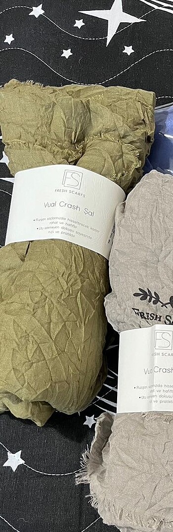 Armine Fresh Scarf Vual Crash Şal Haki