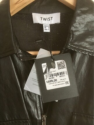 Twist Twist deri mont ceket