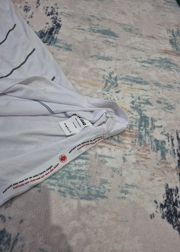 Beyaz Baskılı Erkek Spor Tişörtü - Görsel 5