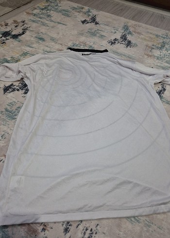 Beyaz Baskılı Erkek Spor Tişörtü - Görsel 6