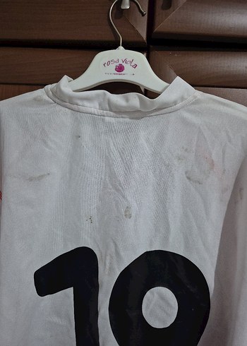 Uzun Kollu Beyaz Spor Tişört - Görsel 6