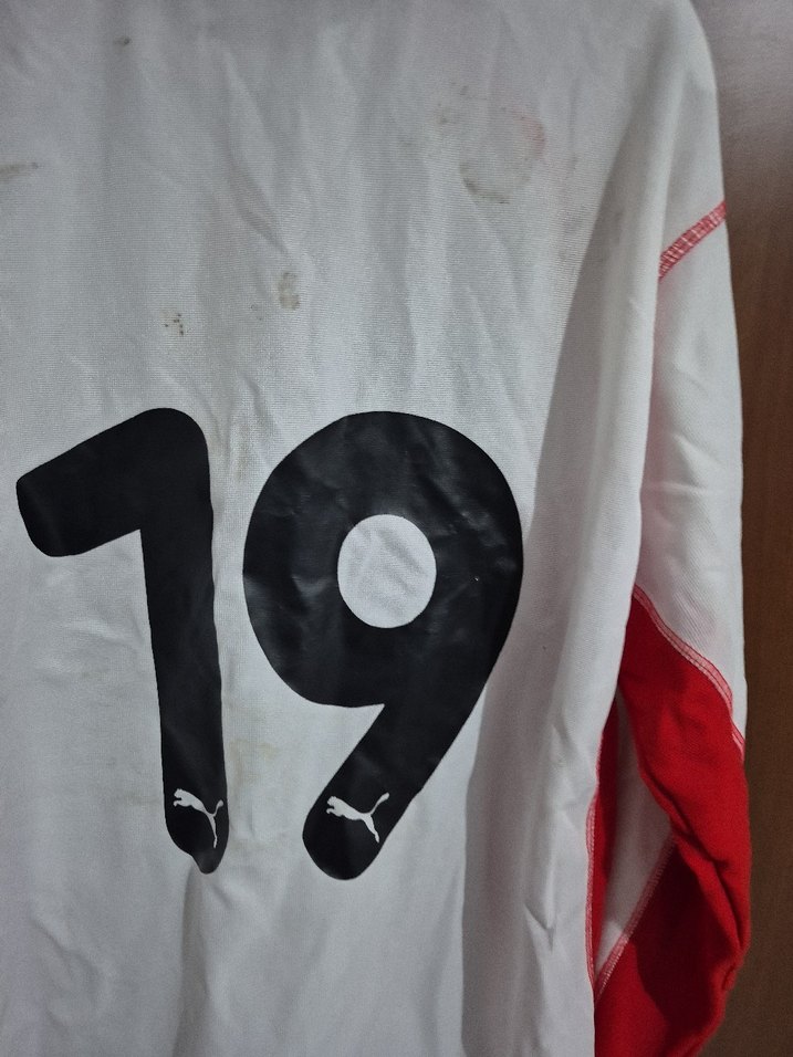 Uzun Kollu Beyaz Spor Tişört - Görsel 5