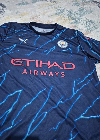 Mavi Baskılı Kısa Kollu Erkek Tişört - Görsel 7