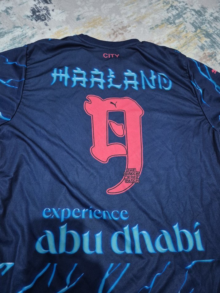 Mavi Baskılı Kısa Kollu Erkek Tişört - Görsel 3