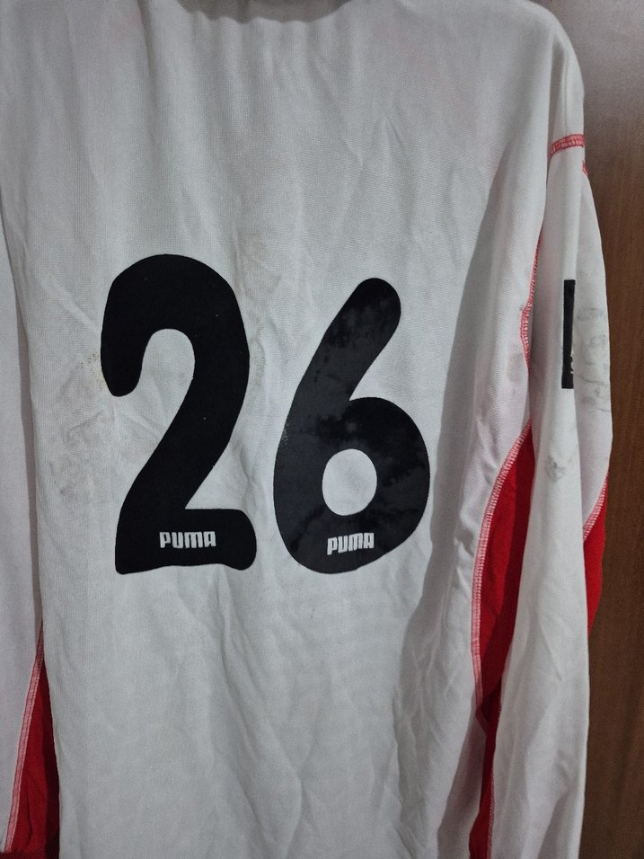 Beyaz Uzun Kollu Erkek Spor Tişörtü - Görsel 2