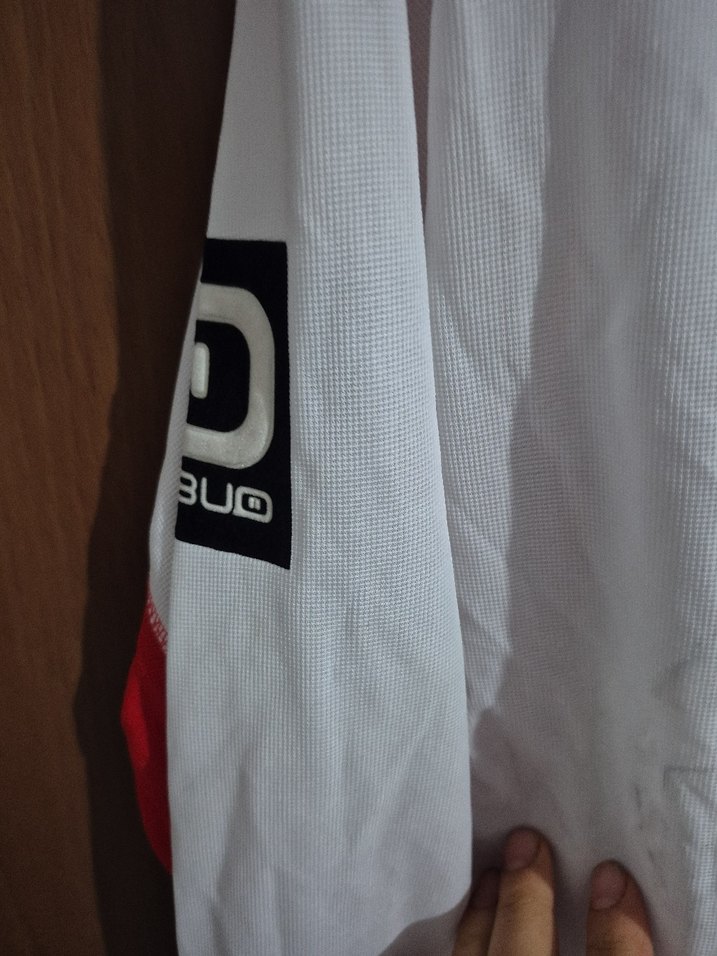 Beyaz Uzun Kollu Erkek Spor Tişörtü - Görsel 5