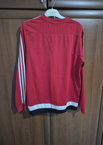 Kırmızı Adidas Erkek Spor Sweatshirt - Görsel 7