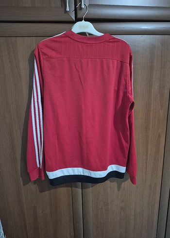 Kırmızı Adidas Erkek Spor Sweatshirt - Görsel 8
