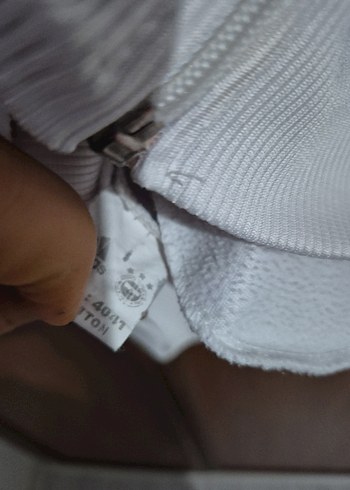 Beyaz Fermuarlı Erkek Çocuk Sweatshirt - Görsel 6