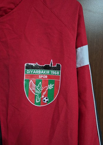 Bordo Erkek Fermuarlı Spor Ceket - Görsel 3