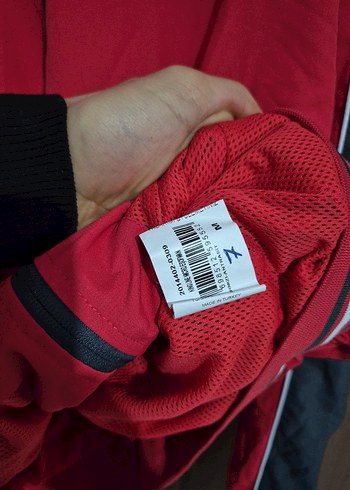 Bordo Erkek Fermuarlı Spor Ceket - Görsel 4