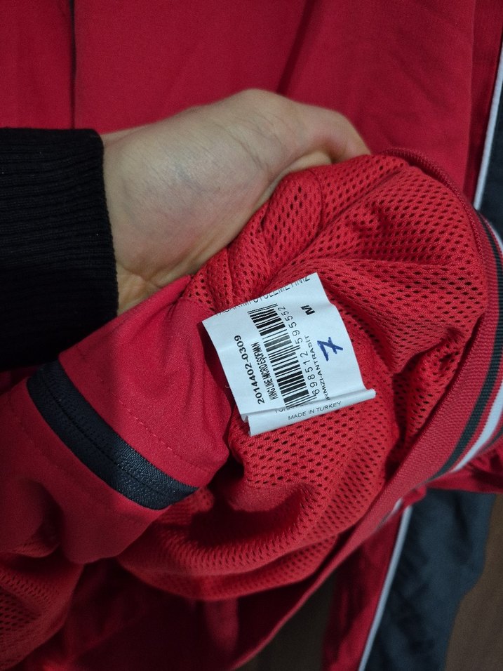 Bordo Erkek Fermuarlı Spor Ceket - Görsel 4