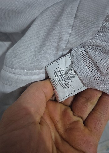 Erkek Beyaz Siyah Fermuarlı Spor Ceket - Görsel 5