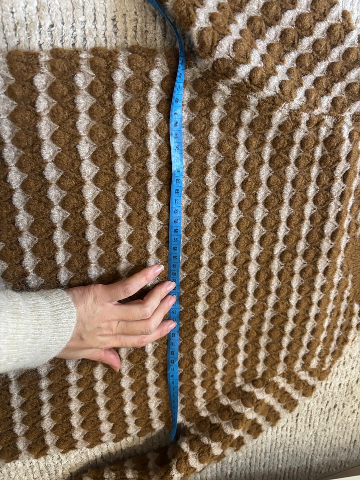 Kadın Kahverengi Örgü Kazak - Görsel 4