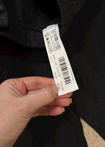 Kadın Siyah Keten Salaş Pileli Pantolon - Görsel 4