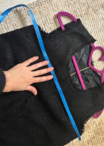 Siyah Örme Midi Kolsuz Kadın Yelek - Görsel 4