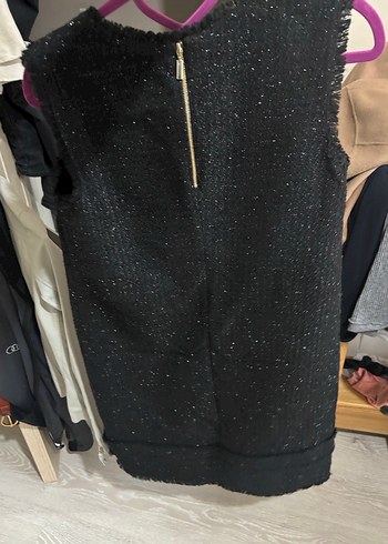 Siyah Örme Midi Kolsuz Kadın Yelek - Görsel 8