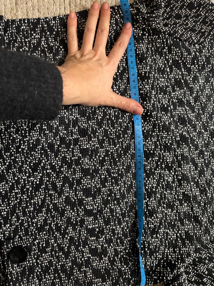 Gri Uzun Kollu Örgü Triko Elbise - Görsel 5