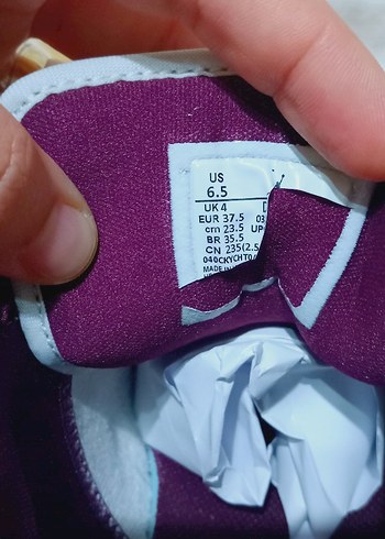 37,5 Beden Orijinal Nike 37,5 no Air Jordan 1 Low